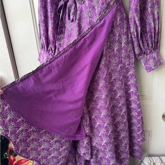 Roller Rabbit Printed Long A-Line Dress – Size S - Picture 8 of 12